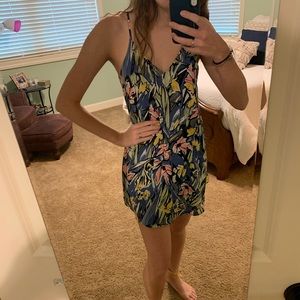 Patterned shift dress